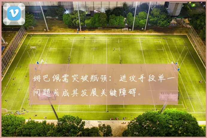 姆巴佩需突破瓶颈：进攻手段单一问题或成其发展关键障碍。